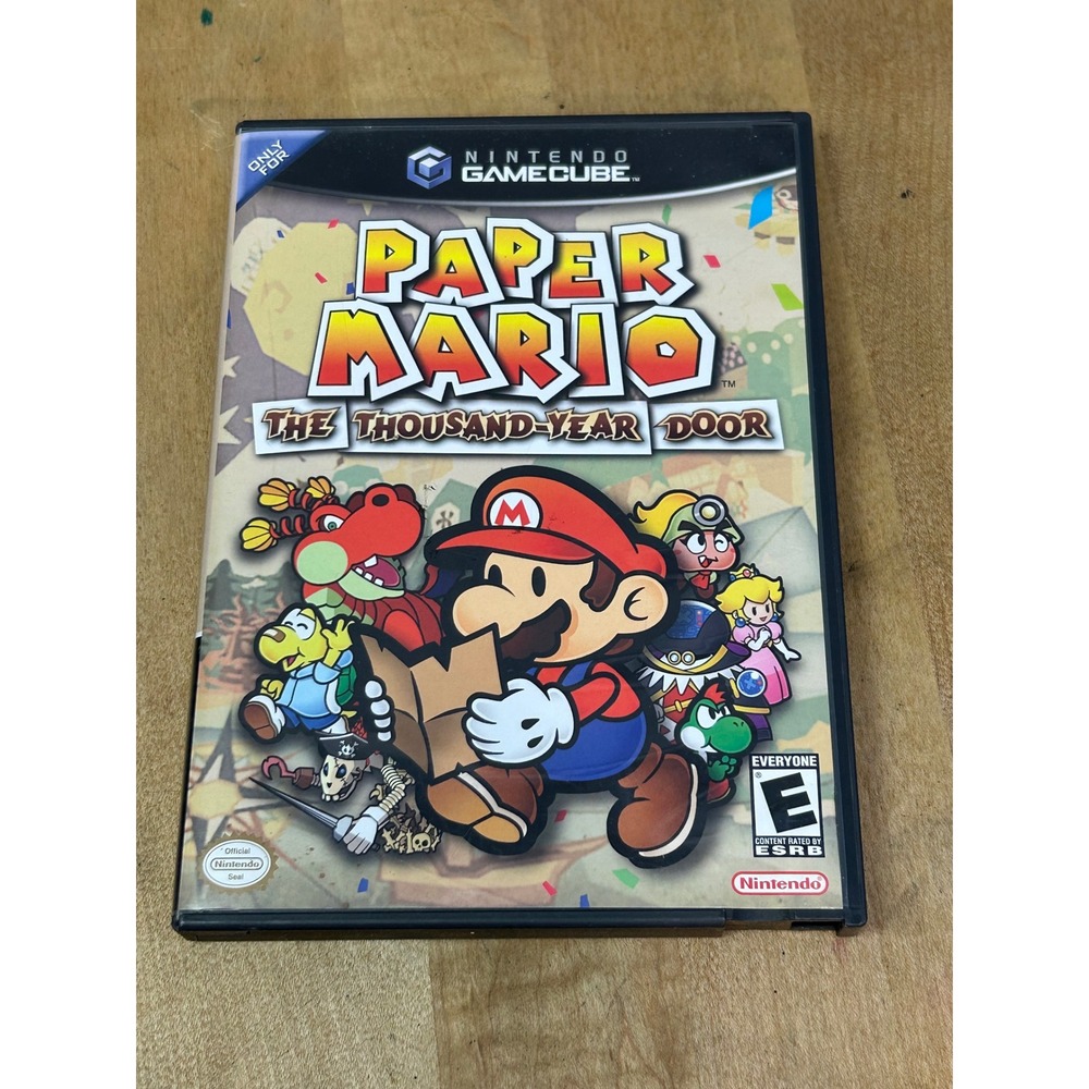 Nintendo Video Game Unisex OS‎ Multi Paper Mario The Thousand-Year Door RPG GC